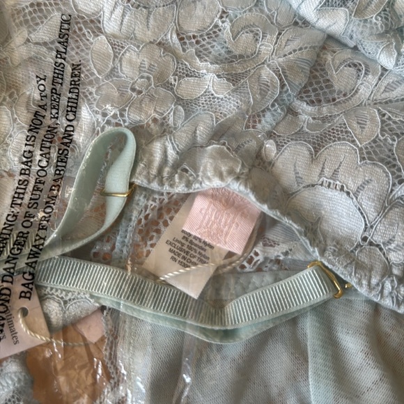 NWT $78 HAH Comin in HAHt Lace Bodysuit Something Blue Lingerie Bridal Sz XS - Picture 5 of 5